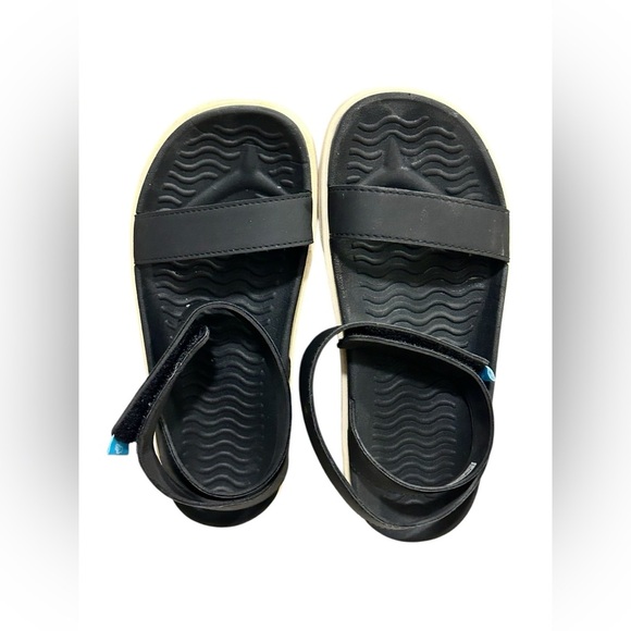 Kids Black Sandals - Picture 1 of 7
